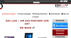 Desktop Screenshot of edv-live.com